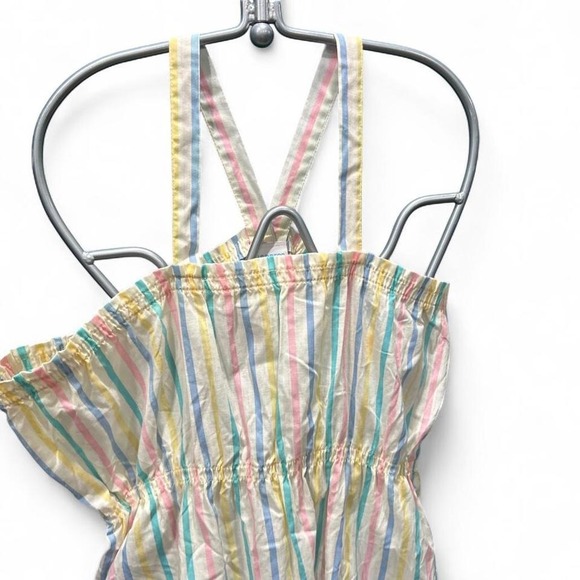 Vintage plus size Pastel striped sun dress xxl (2xl2) 25" x28 - Picture 4 of 6